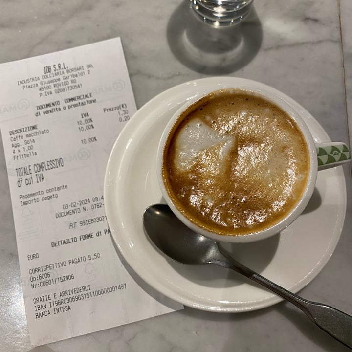 photo of Pasticceria Borsari Rovigo Caffè Macchiato Soia shared by @aleglass on  04 Feb 2024 - review