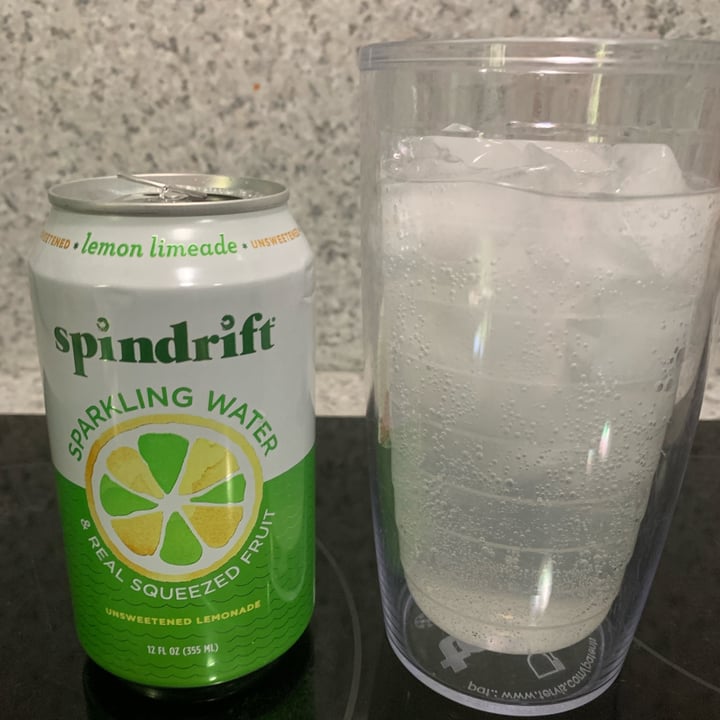 photo of Spindrift Lemon Limeade Sparkling Water shared by @onehungryvegan on  18 Apr 2024 - review