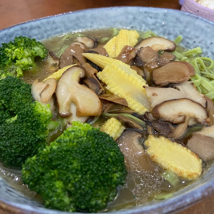 photo of Vine Cafe Truffle mushroom noodle soup with stir-fried mushrooms shared by @fxk on  03 Apr 2024 - review