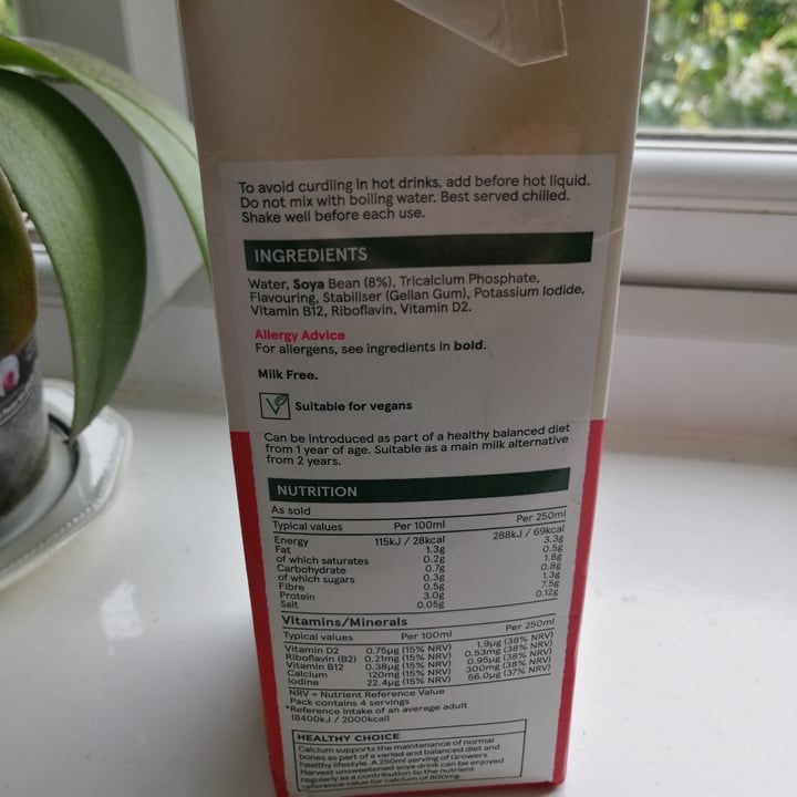 photo of The Grower’s Harvest Soya drink unsweetened shared by @veganty on  18 Apr 2024 - review