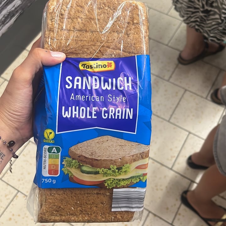 photo of Tastino American style sandwich integrale shared by @giuliettaveg on  27 Aug 2023 - review