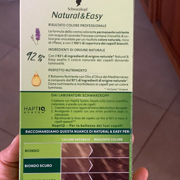 photo of Schwarzkopf Natural & Easy shared by @giulia1984 on  06 May 2024 - review