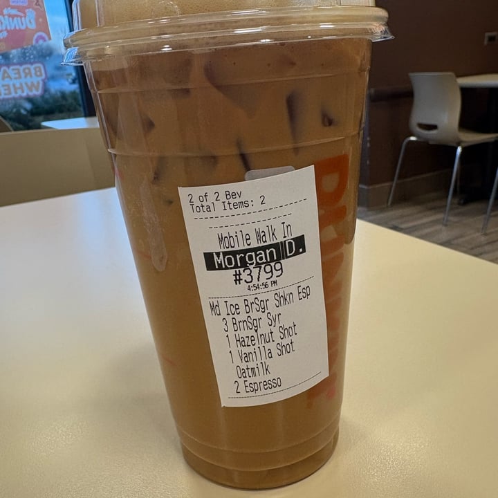 photo of Dunkin' Sabrina’s Brown Sugar Shakin’ Espresso shared by @miaomiao9991 on  07 Feb 2025 - review