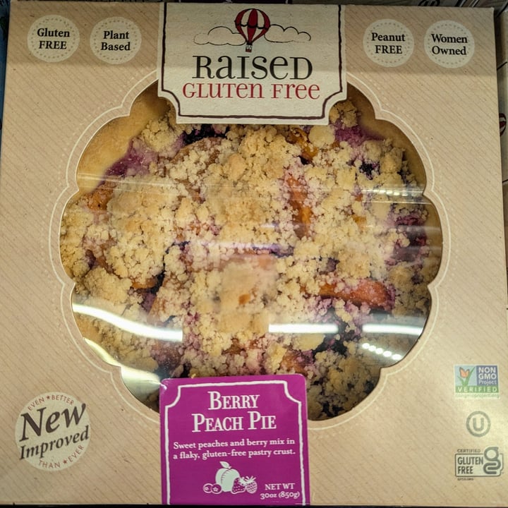 photo of Raised gluten free Berry Peach Pie shared by @catalina94530 on  08 Jun 2025 - review