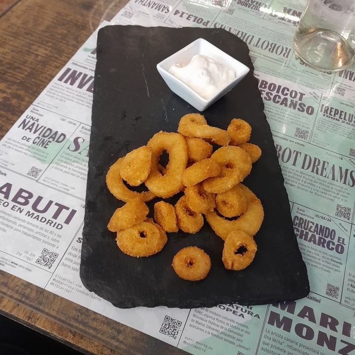 photo of Santa y Pura Vegan Bar Tapa de calamares shared by @vviborezna on  03 Dec 2023 - review