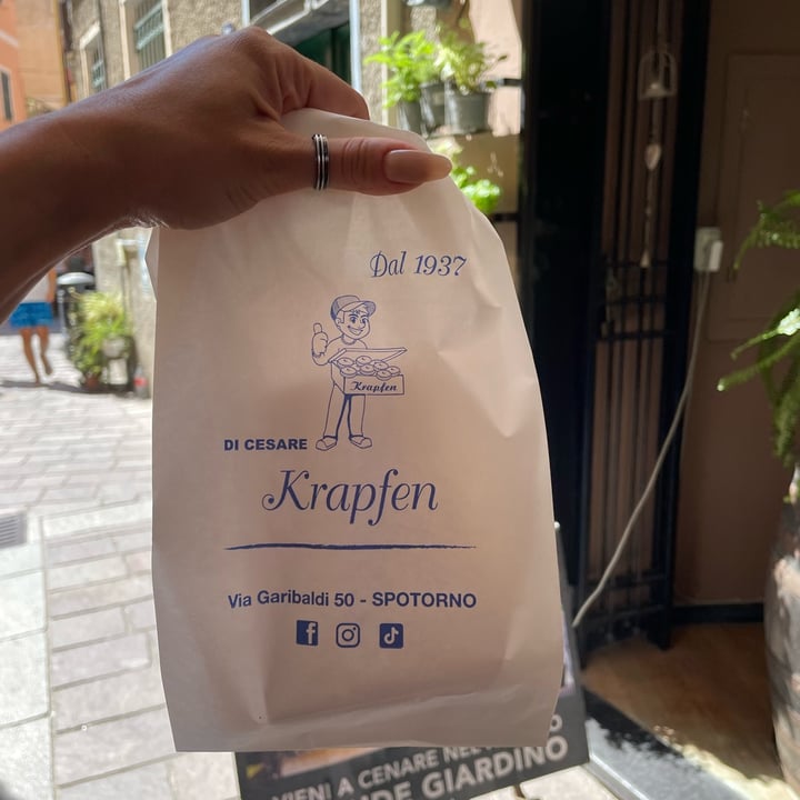 photo of Specialità Krapfen di Cesare Krapfen shared by @veganredvelvet on  07 Sep 2025 - review