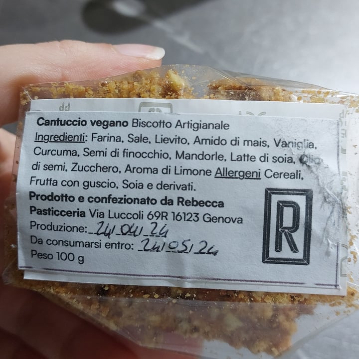 photo of Rebecca Pasticceria Cantucci vegani shared by @ericaconlac on  14 May 2024 - review