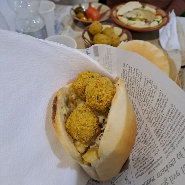 photo of Atomic Falafel Panino Pita Fritto shared by @animalsright on  05 Oct 2025 - review