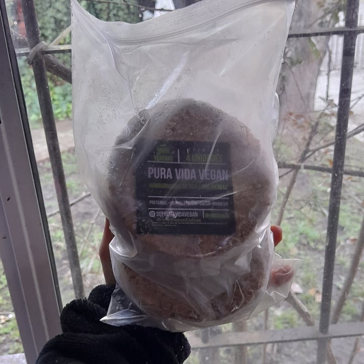 photo of Pura vida vegan Hamburguesas de soja finas hierbas shared by @marleneriolo on  30 Sep 2023 - review