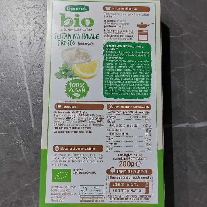 photo of Bennet bio Seitan shared by @ericaconlac on  16 Jan 2025 - review