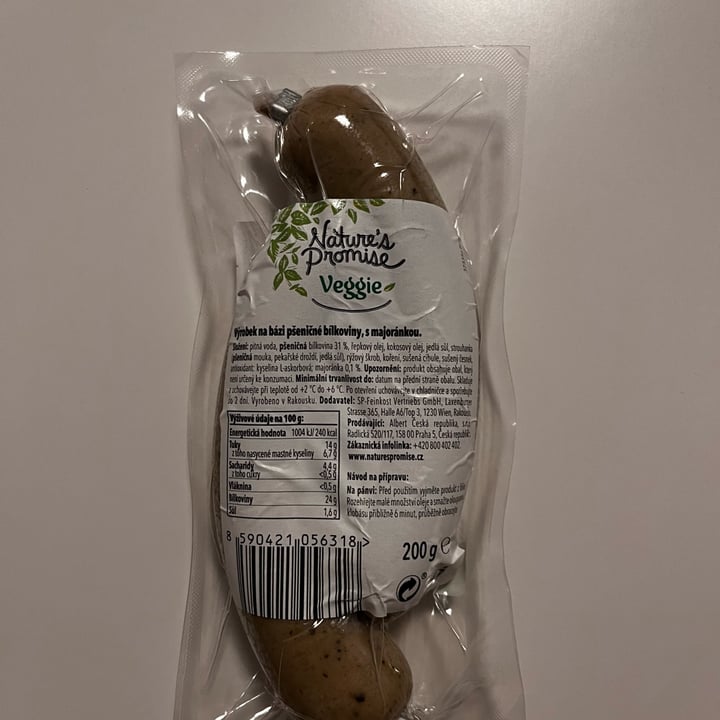 photo of Nature's Promise vegan sausage shared by @queenelisabeth21 on  29 Mar 2024 - review