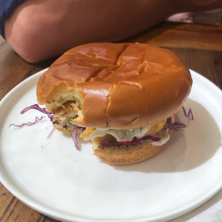 photo of AM Cafe Faux-let o Fish burger shared by @bessiebean on  02 Aug 2025 - review