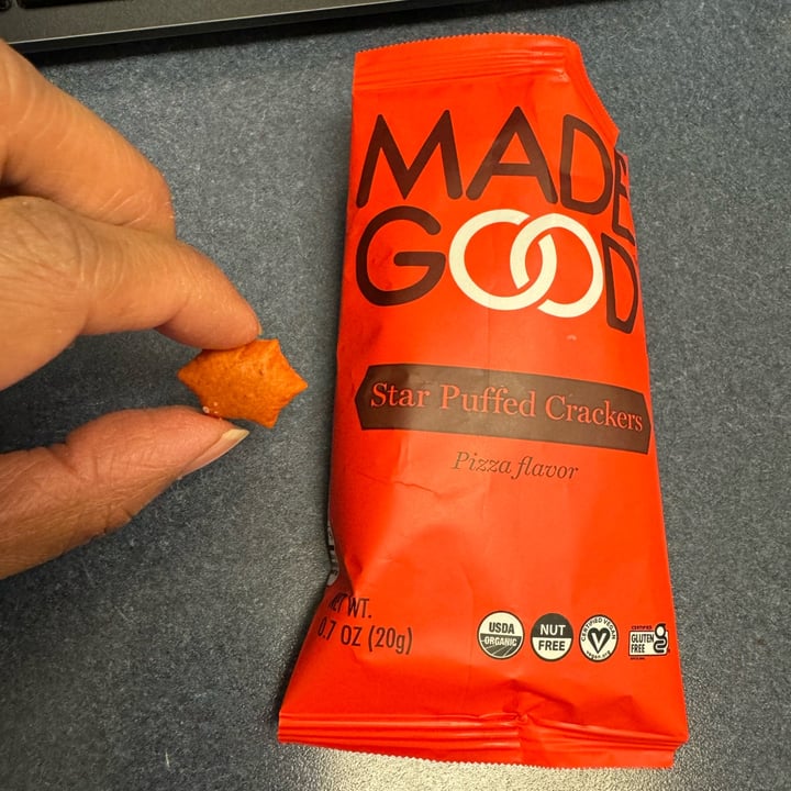 photo of Made Good Star Puffed Crackers - Pizza Flavour shared by @dallasandsophie on  07 Apr 2024 - review