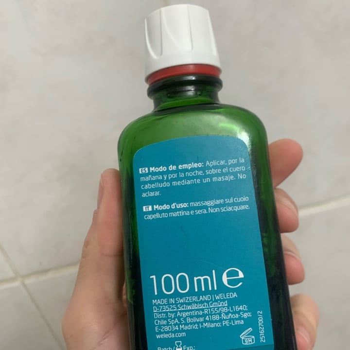 photo of Weleda Weleda loción capilar revitalizante shared by @valeriapugliese on  08 Feb 2025 - review
