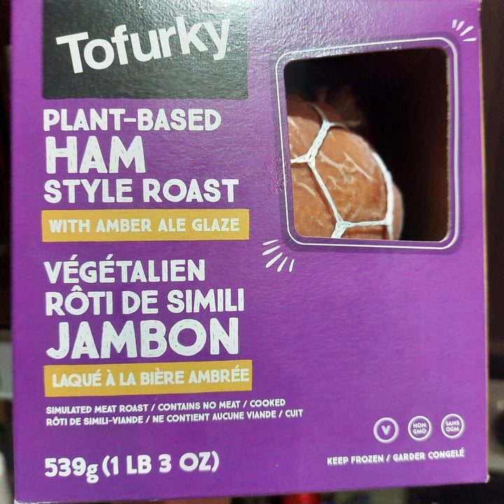 photo of Tofurky Plant-Based Ham Style Roast with Amber Ale Glaze shared by @hbchic on  03 Mar 2024 - review