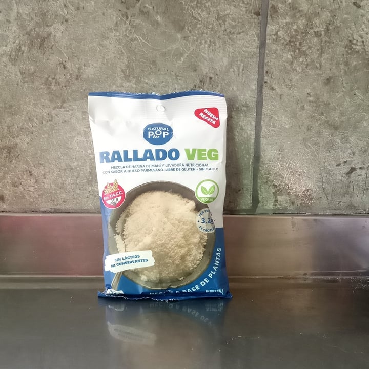 photo of Natural Pop Queso Rallado shared by @concienciavegana on  02 Apr 2024 - review