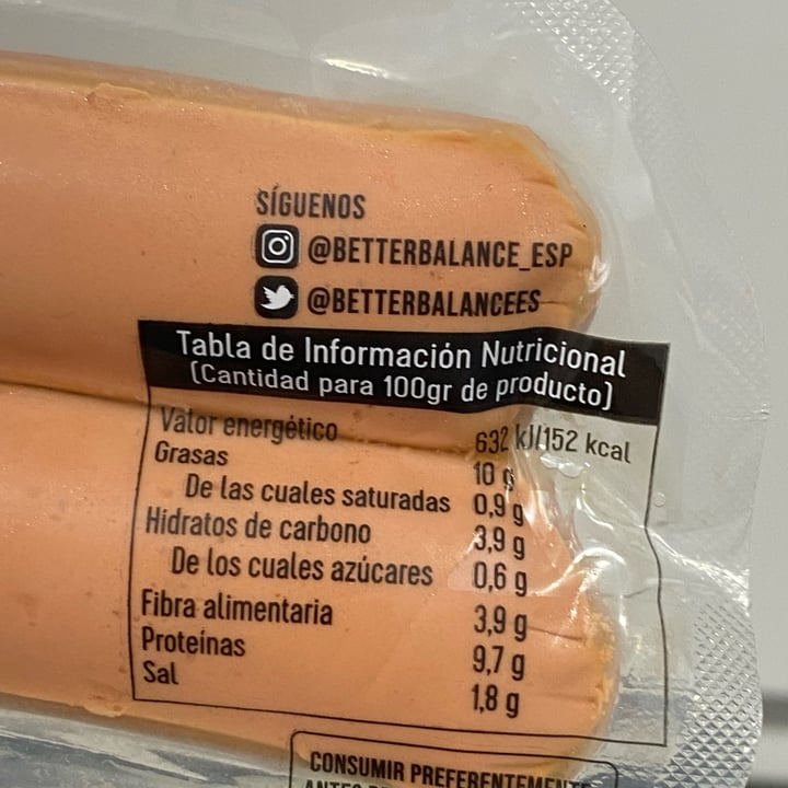 photo of better balance Vegwurst plant based shared by @lauratorrico on  24 May 2024 - review