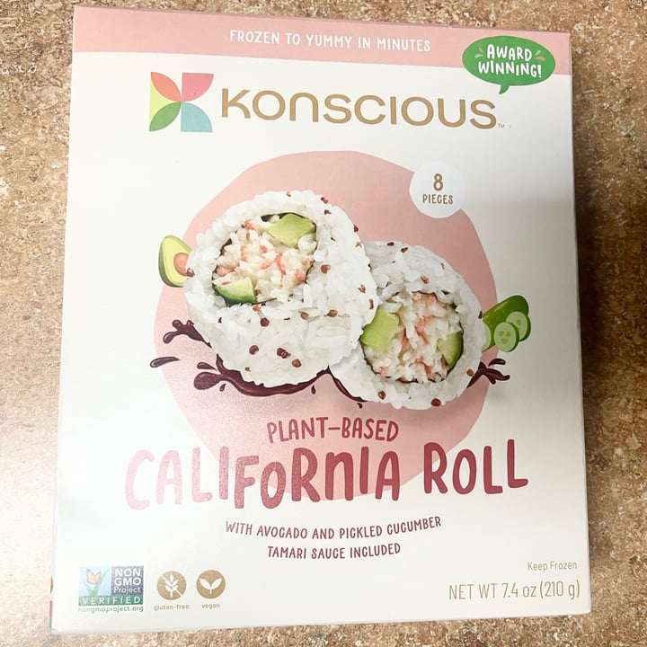 photo of Konscious Plant Based California Roll shared by @monikitty on  29 Aug 2023 - review
