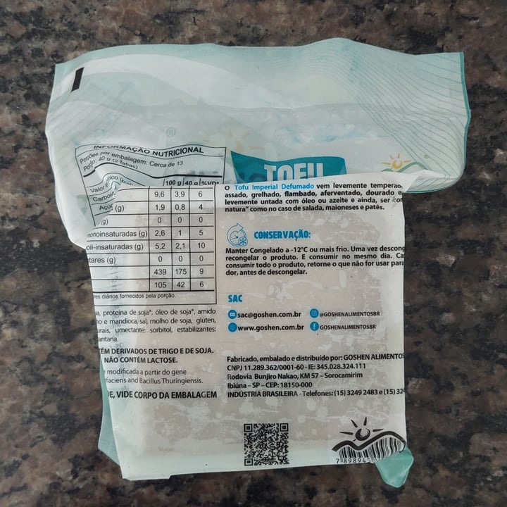 photo of Goshen Vegges Tofu  Imperial Defumado shared by @jcasati on  02 Oct 2025 - review