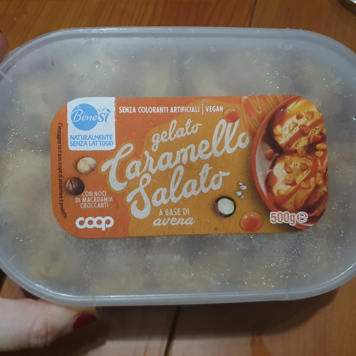photo of coop bene-sì gelato caramello salato shared by @tomma97 on  13 Jul 2024 - review