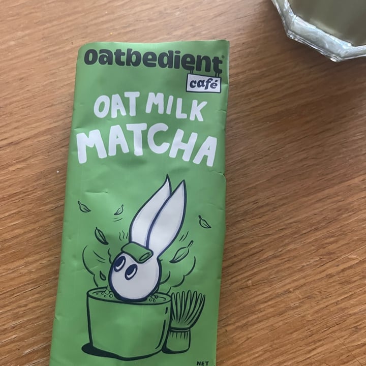 photo of Oatbedient Oat Milk Matcha shared by @anita6m on  26 Feb 2025 - review