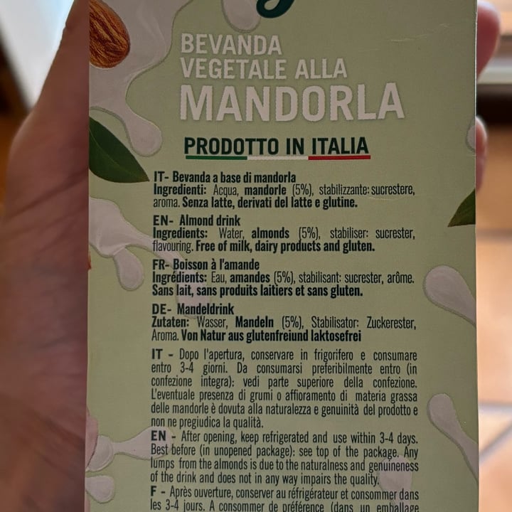 photo of e.gó Bevanda vegetale alla mandorla shared by @melkizedek on  28 May 2024 - review