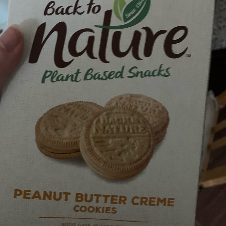 photo of Back to Nature Peanut Butter Creme Cookies shared by @veghui on  31 Jan 2024 - review