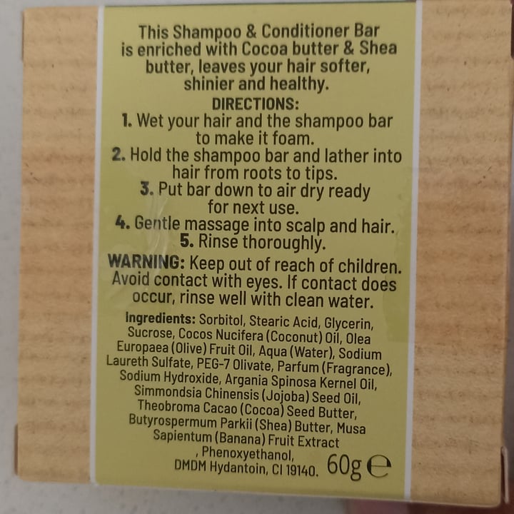 photo of XHC Banana Shampoo & Conditioner Bar shared by @fitnish on  18 Oct 2023 - review