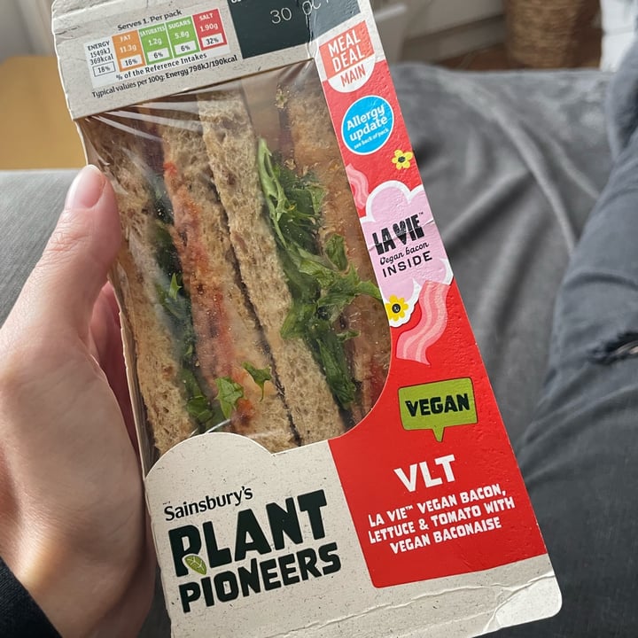 photo of Plant Pioneers VLT Vegan Bacon, Lettuce & Tomato with Vegan Baconaise shared by @hayley83 on  28 Oct 2023 - review