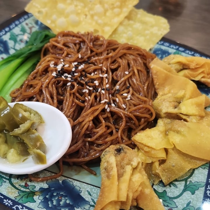 photo of North South East West Fusion Vegetarian Cuisine Wanton Noodles shared by @vege4eva on  17 Jun 2025 - review