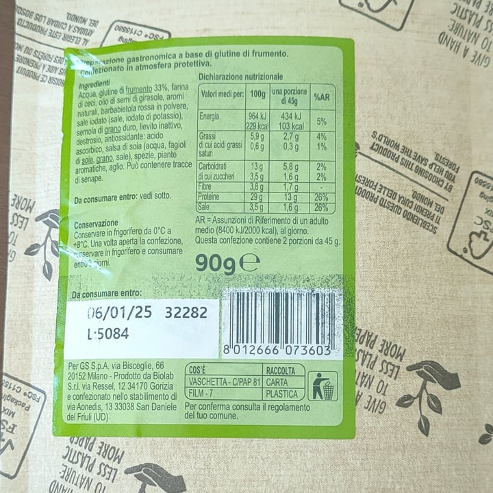 photo of Carrefour Sensation vegetal affettato shared by @ghess on  07 Nov 2024 - review