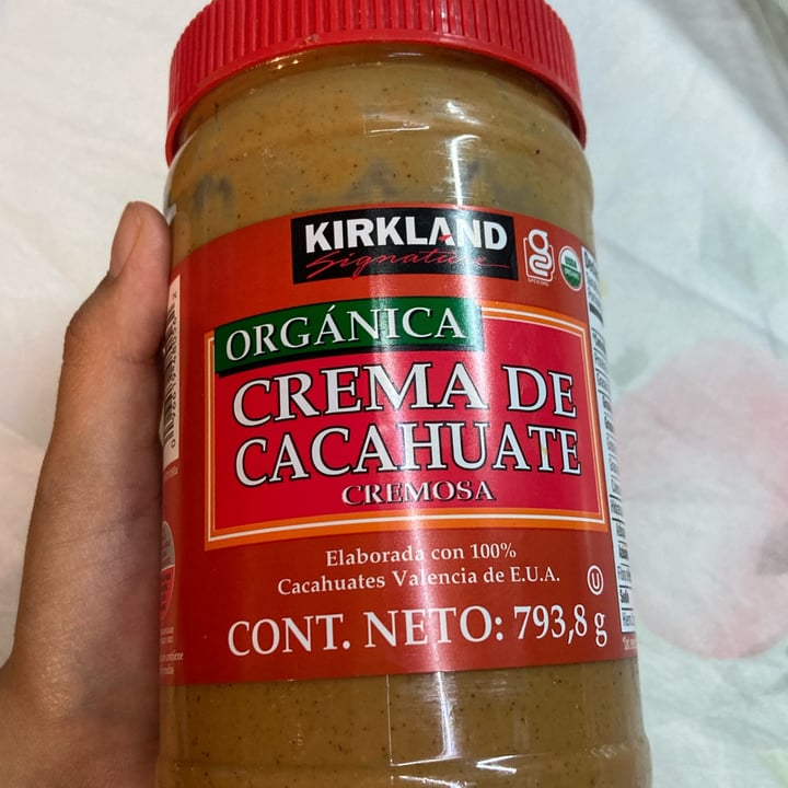 photo of Kirkland Signature Crema de cacahuete cremosa organica shared by @burritosabaneroooo on  31 Mar 2024 - review