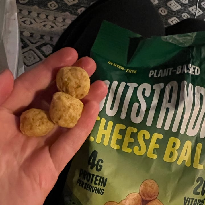 photo of Outstanding Foods Cheeseballs Jalapeño Chedda shared by @ksvegan17 on  29 Apr 2024 - review
