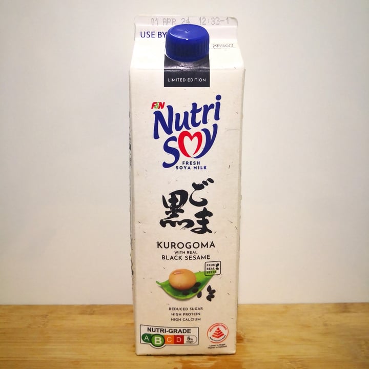 photo of F&N Nutrisoy black sesame soya milk shared by @torero on  15 Mar 2024 - review