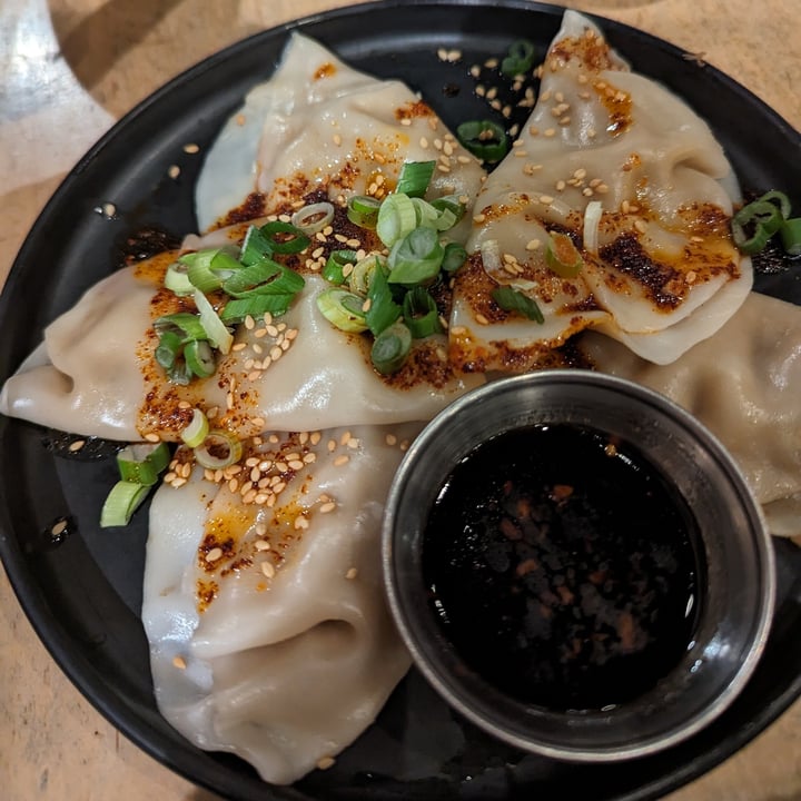 photo of Beyond Sushi (W 37th Street) Ginger “beef” dumplings shared by @kristig on  19 Apr 2024 - review