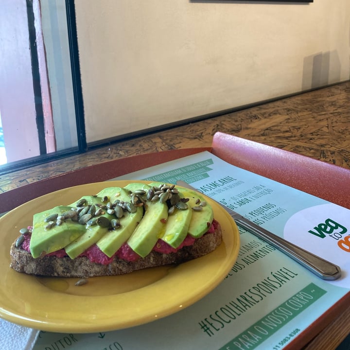 photo of Veg To Go Toast De Abacate shared by @nandop on  08 May 2024 - review