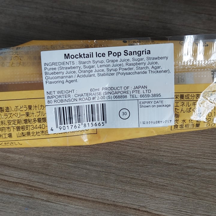 photo of Chateraise Mocktail Sangria Ice Bar shared by @sadkid08 on  19 Apr 2024 - review