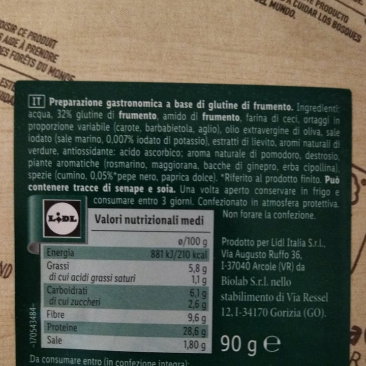 photo of Vemondo affettato vegetale gusto roast beef shared by @martinadigabriele on  04 Dec 2023 - review