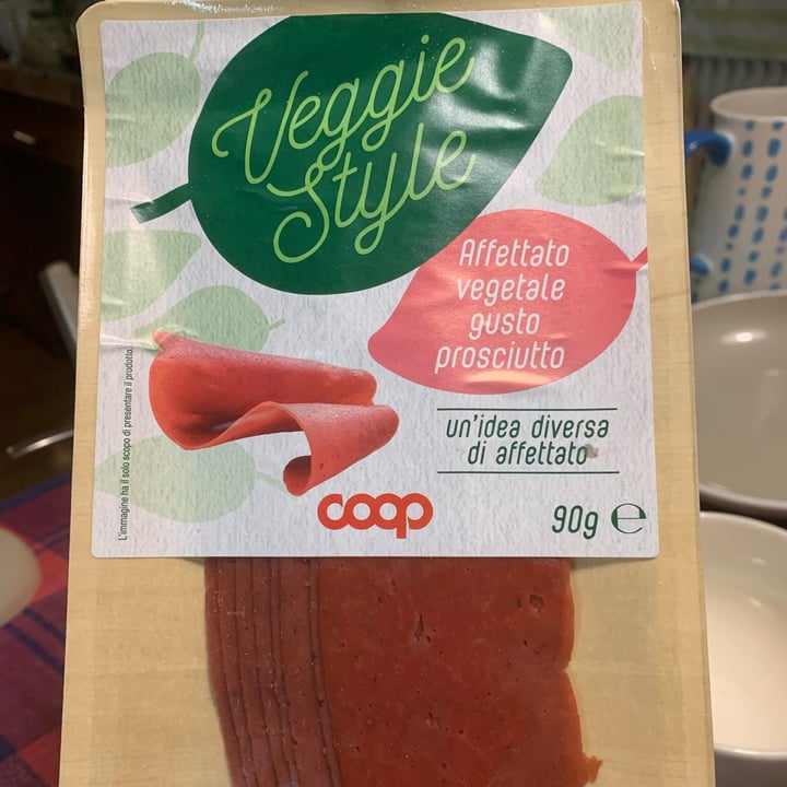 photo of Veggie Style (COOP) affettato vegetale gusto prosciutto shared by @mamaddi on  28 Feb 2024 - review