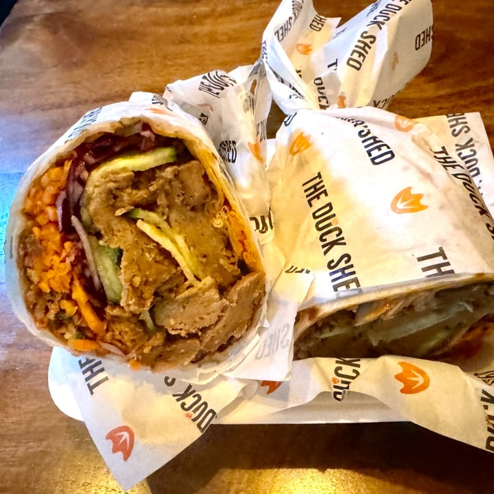 photo of The Duck Shed The Vegan-amese "duck" wrap shared by @whitemalteser25 on  13 Sep 2024 - review