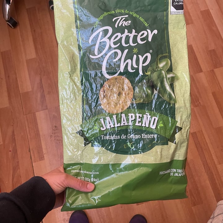 photo of The Better Chip Jalapeño Whole Grain Chips shared by @veganads on  30 Dec 2024 - review