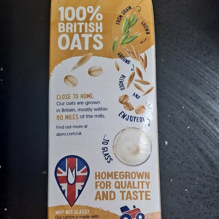 photo of Alpro Homegrown Oat shared by @outgrowing8carnism on  16 Sep 2025 - review