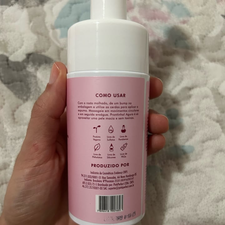 photo of Pink perfect Mousse De Limpeza Facial shared by @zcr on  12 Jan 2024 - review