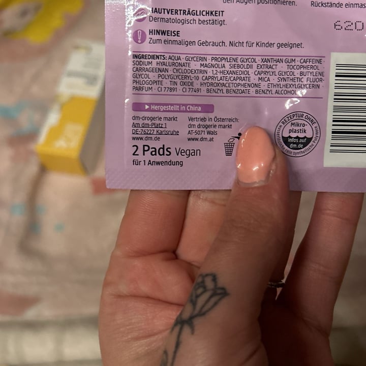 photo of Balea Hydrogel Augenpads shared by @millina03 on  04 Apr 2024 - review