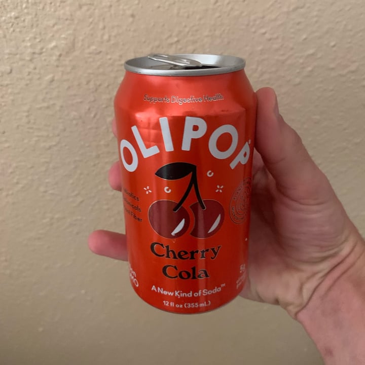 photo of OLIPOP Cherry Cola shared by @sustainablesam on  06 Apr 2024 - review