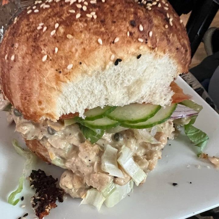 photo of The Baklava Lady chickpea tuna sandwich shared by @allycat38 on  08 Dec 2024 - review