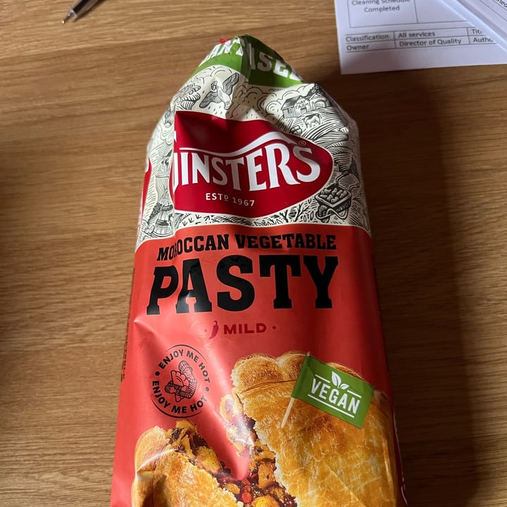 photo of Ginsters Moroccan Vegetable Pasty shared by @twiggyzombie on  15 Mar 2024 - review