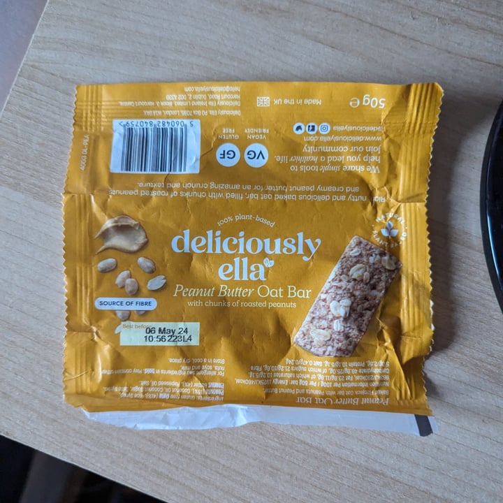 photo of Deliciously Ella Peanut Butter Oar Bar shared by @katchan on  30 Sep 2023 - review