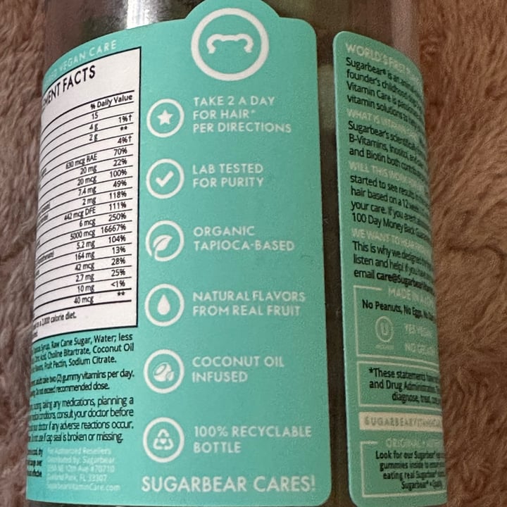 photo of SugarBearHair Hair Vitamins shared by @echoo on  05 May 2024 - review