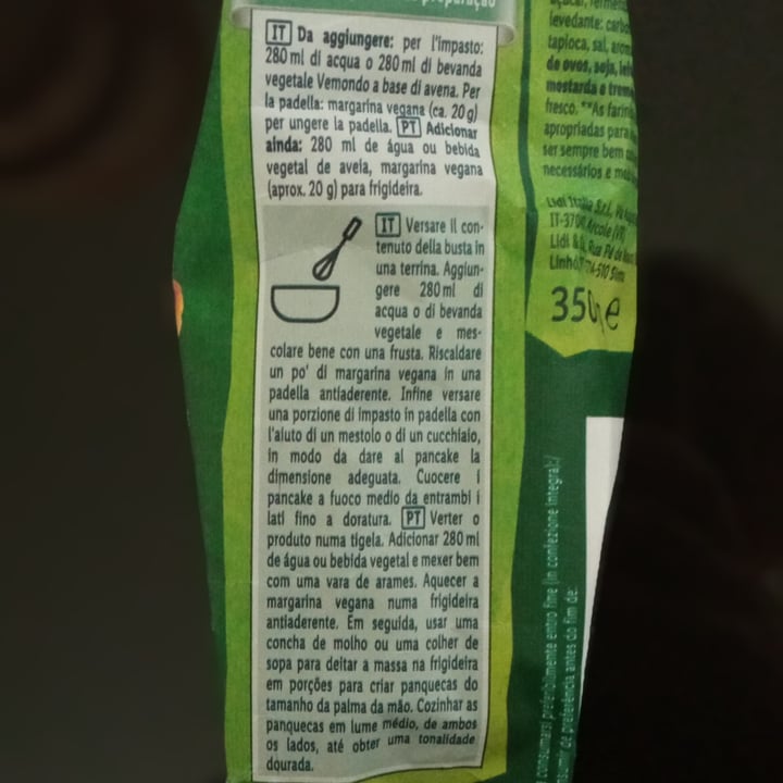 photo of Vemondo Vegan Pancake Mix shared by @rosso-di-sara on  11 Jun 2024 - review
